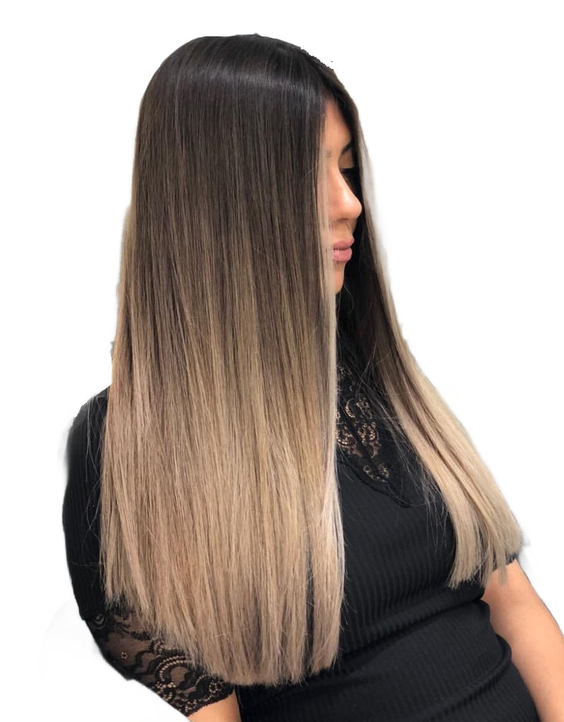 BIG SALE! Ombre 20"-22" Brunette/Natural Blonde 160g
