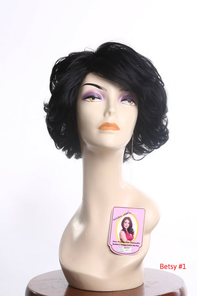 Feathered bangs wig stylish