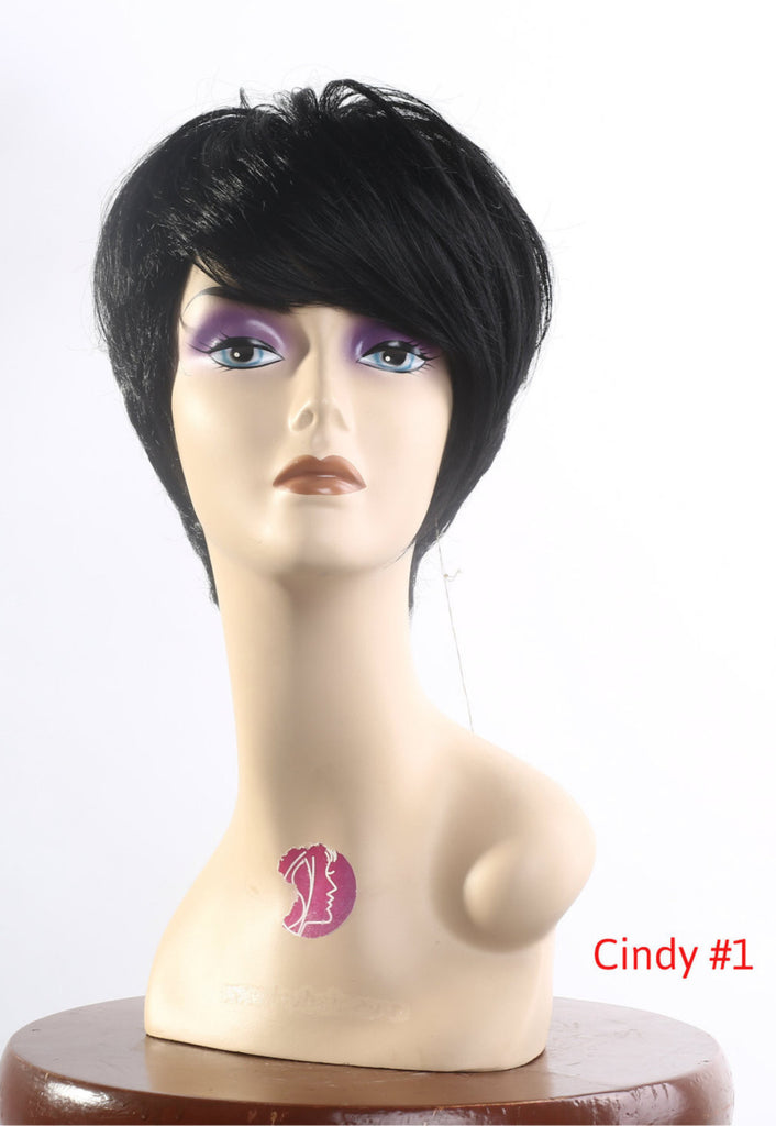 Tousled short wigs for every occasion
