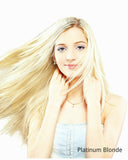 20"-22" platinum blonde remy human hair extensions