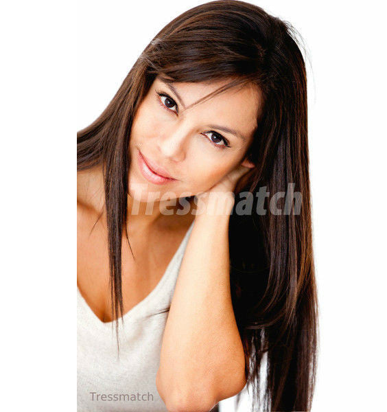 16 inch chocolate brown clip in remy human hair extensions