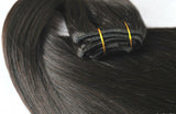 Dark Brown Clip in Remy Hair Extensions