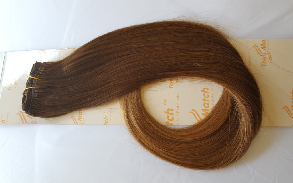 Ombre 18"-20" Chestnut Brown to Copper Brown