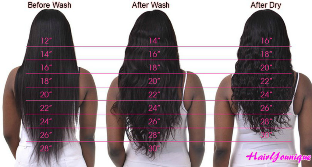 Straight to wavy virgin hair bundles