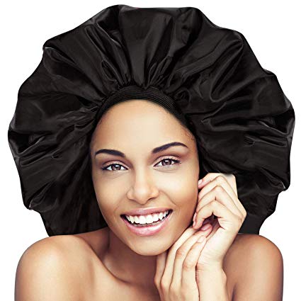 Super Jumbo Wide Band Night/Sleep Cap Hair Bonnet/Cover