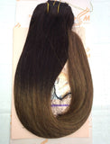 Ombre 16"-18" Black/Chestnut Brown 130g