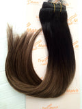 Ombre 16"-18" Black/Chestnut Brown 130g