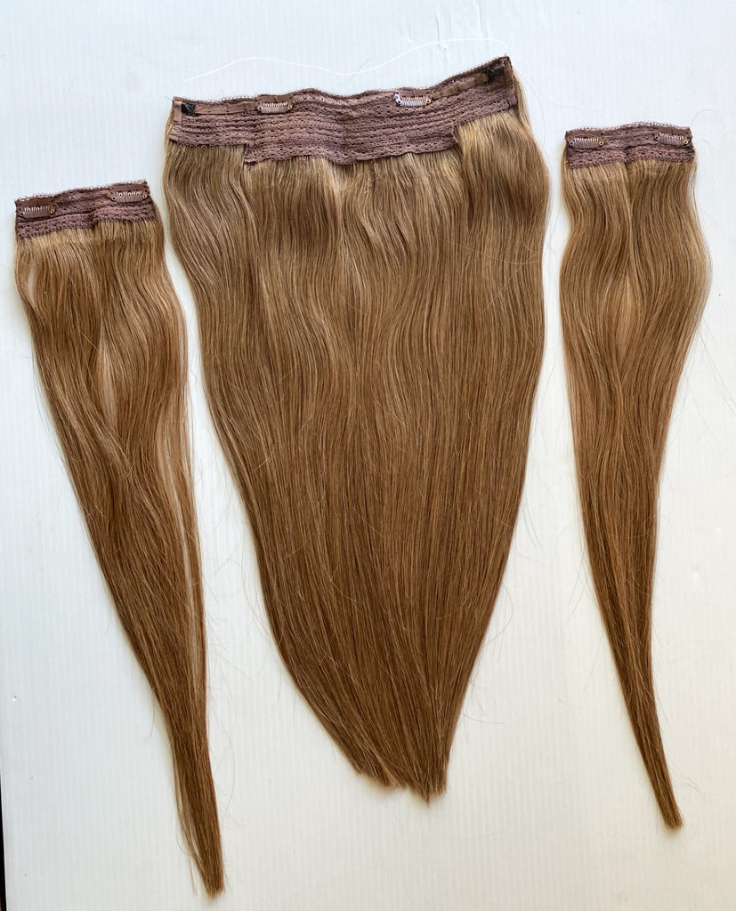 20" Halo Remy Human Hair Chestnut Brown #6