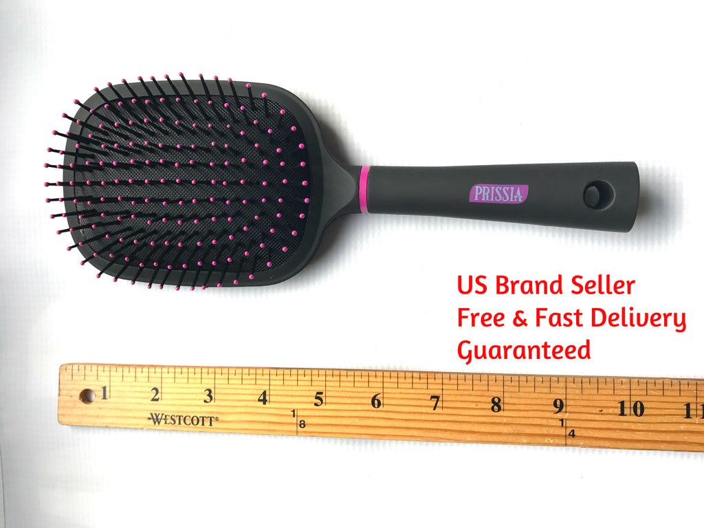 Cushion paddle hair brush