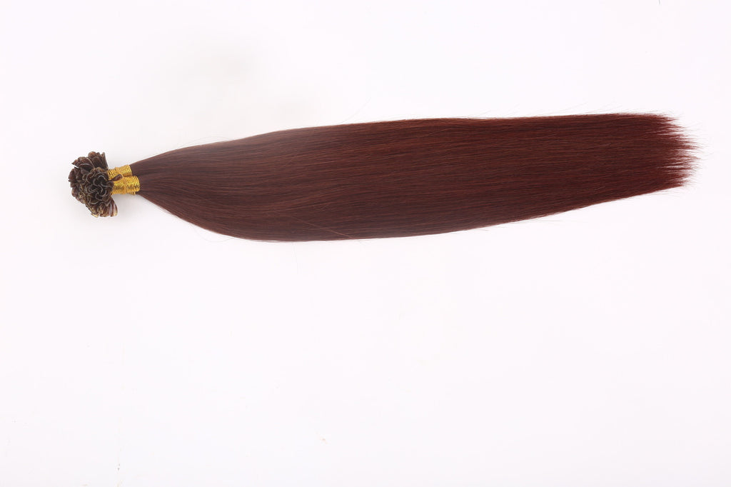 16"-18" Chocolate Brown Keratin Fusion Hair Extensions