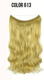 Blonde halo invisible wire weft