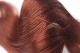 Vibrant red burgundy remy hair extensions