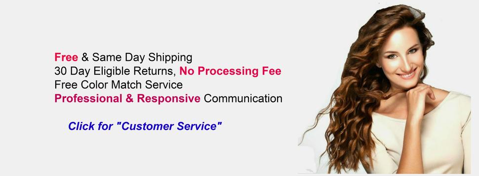 Tressmatch Hair customer service Free & Same Day Shipping