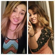 tressmatch human hair clip in extensions ombre
