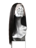 14" -22" 100% 13*6 Lace Frontal Straight Wig Virgin Human Hair(Natural Color)