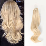 14"-24" Bleach Blonde Micro Loop Hair Extensions