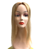 14" Clip in Topper 5x6 Blonde Highlights