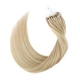 14"-24" Brown Blonde HL Micro Loop Hair Extensions