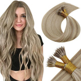 14"-24" Natural Blonde HL Stick/Bead Hair Extensions