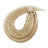 14"-24" Brown Blonde HL Micro Loop Hair Extensions
