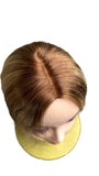 14" Clip in Topper 5x6 Blonde Highlights