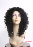 Wig Natural Curly Light/Bleach Blonde Fire Flame Retardant Kanekalon Hair Fiber