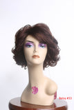 Bob length wig with feather bangs