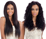 12"-22" "Wet & Wavy" (3 Styles in 1) Natural Color Bundles Closure