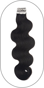 20” 24" Natural Color Tape in Virgin Remy Human Hair (Straight Wavy Curly Kinky)