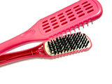 Pink hair brush 
