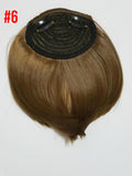 High quality clip on synthetic hair bang
