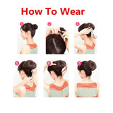 How to wear a hair piece