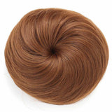 Auburn hair bun donut accessory