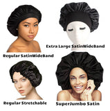 Super Jumbo Wide Band Night/Sleep Cap Hair Bonnet/Cover