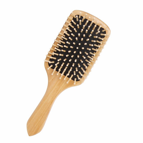 Wood Paddle Pin Hair Brush