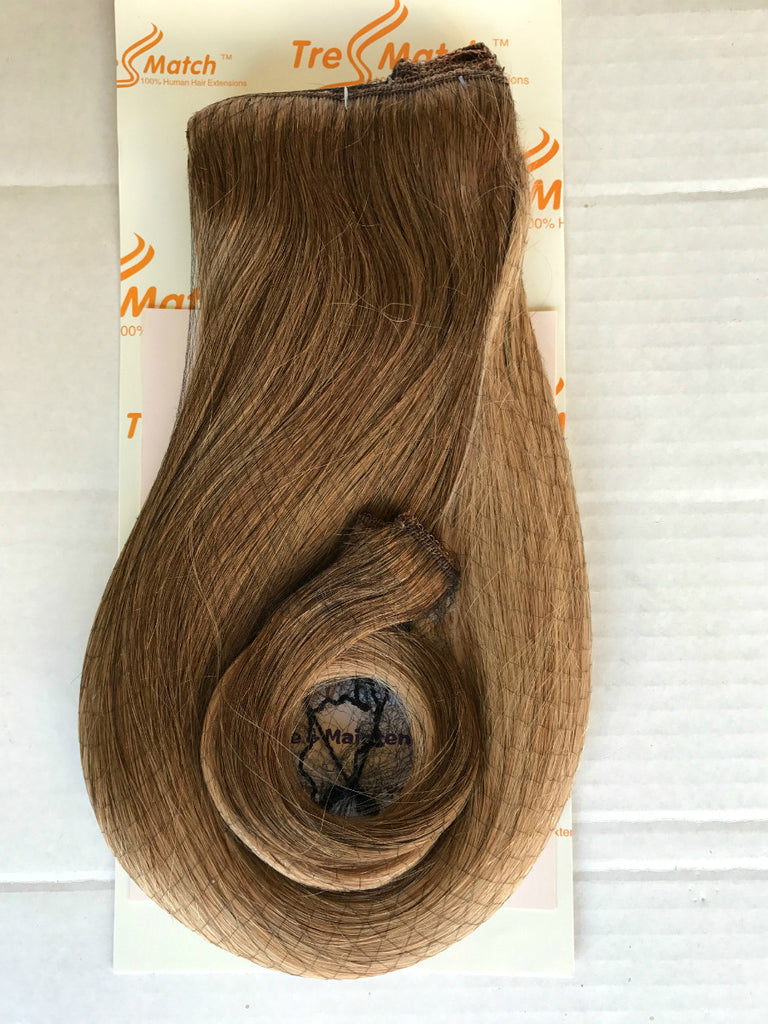 chestnut brown to honey blonde ombre clip in remy hair extensions