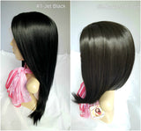 silky long lace wig