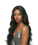 22" 100% Wavy Remy Human Hair Wig (Natural Color, Lace Front 13"x5")