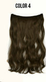 Chocolate brown halo invisible wire