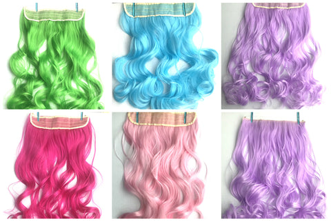 Halo Hair Extensions Clip in with Invisible Wire String