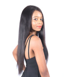 16" 100% Hand-knotted Full Lace Remy Human Hair Wig (Natural Color, Straight )