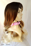 Long ombre wig with bang