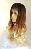 Long curly fashion ombre wig