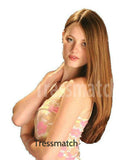 20" light auburn clip in hair extensions remy human
